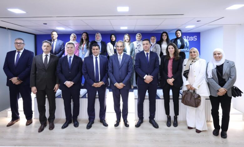 وزير الاتصالات يفتتح مقر شركة أتوس الفرنسية بالقاهرة