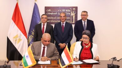 تعاون مصري هندي بمجال بناء القدرات الرقمية