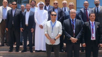 جانب من زيارة منطقة التجارة الحرة بأم القيوين للمنطقة التكنولوجية بمدينة السادات