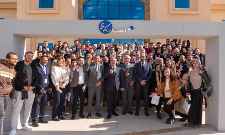 صورة من فعالية واحة كونكت في نسختها الاولي بالمنطقة التكنولوجية بمدينة أسيوط الجديدة - ديسمبر 2024