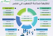 مسارات متوائمة في مجالات تطلبها صناعة التعهيد في مصر